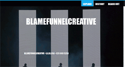 Desktop Screenshot of blamefunnelcreative.com